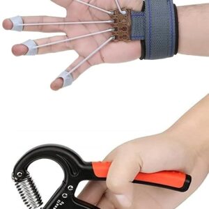 Gadget Deals Combo of - Hand Grip | Finger Exerciser | Finger Extension | Hand Gripper | finger gripper | Finger Strengthener for men and women