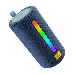 pTron Fusion Buzz 14W Bluetooth Speaker with Pristine Sound, 8hrs Playback, Rhythmic RGB LEDs, Multi-Play Modes BT5.3/TF Card/USB, TWS Feature, Integrated...